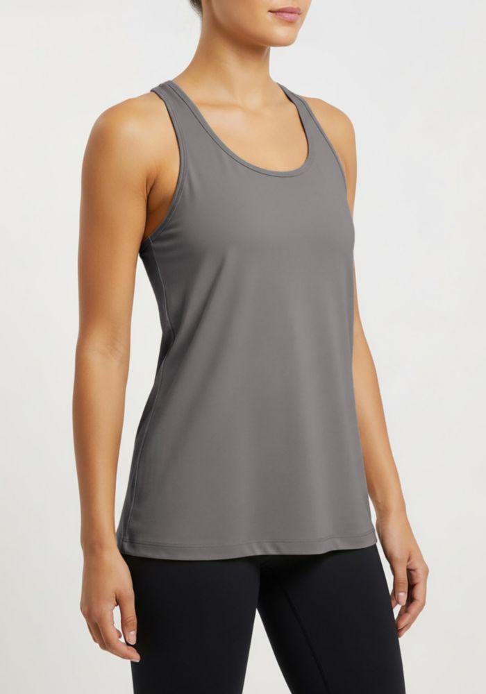 Top sin mangas Sexy Basics con corte racerback Dry-Fit deportivo