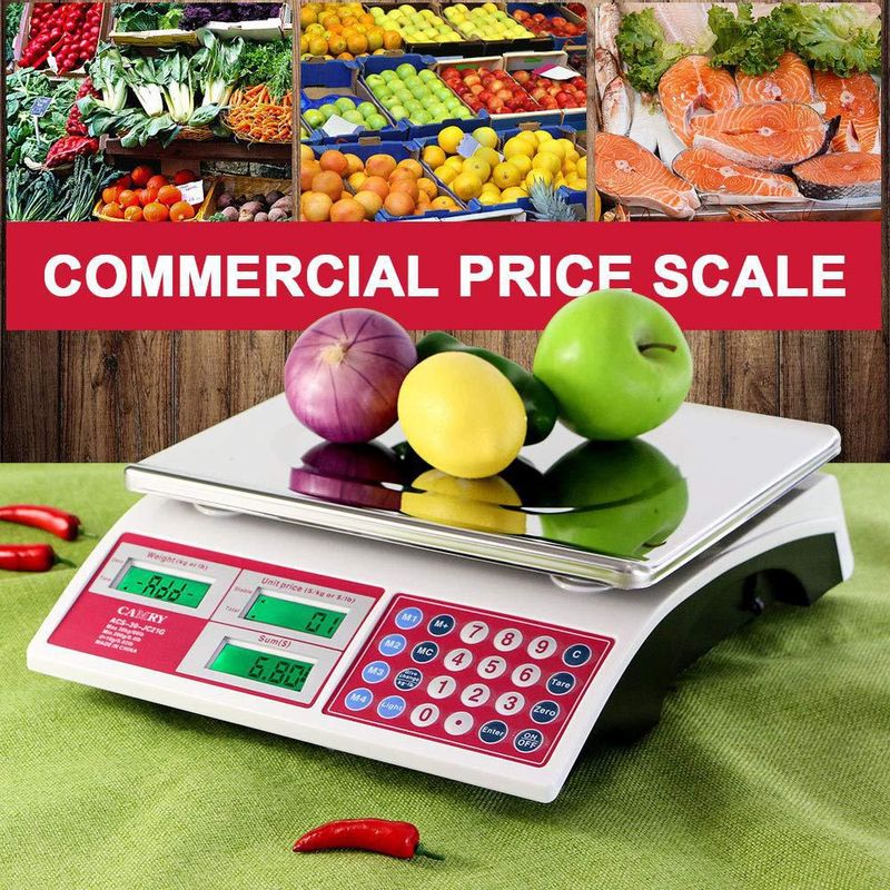 Balanza CAMRY 30 kg/66 lb Doble LCD