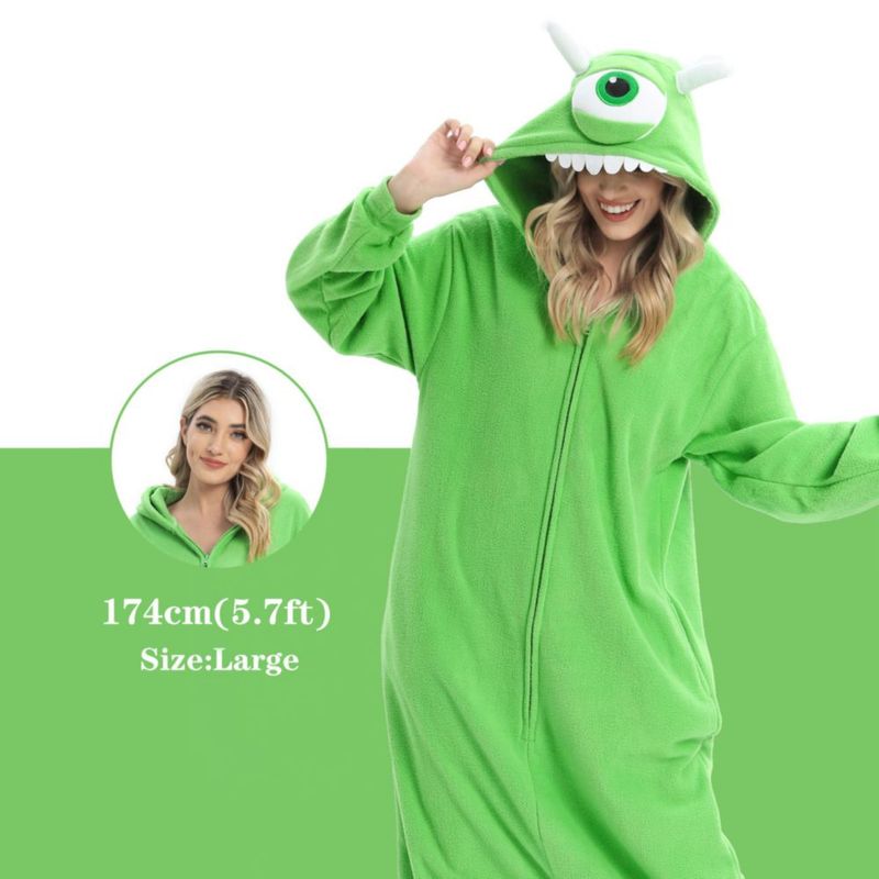 Mono de una pieza NAITOKE Halloween para Adultos Forro Polar