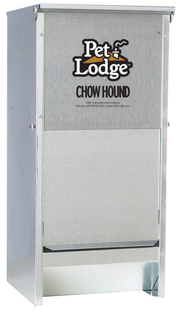 Comedero para Perros Pet Lodge 5 kg Acero Galvanizado Fabricado en EE. UU