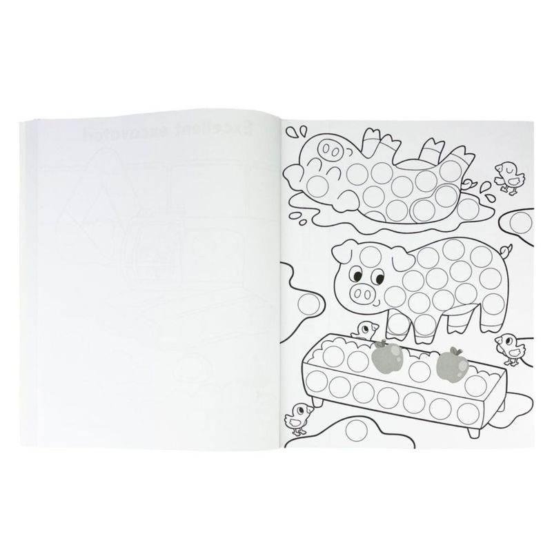 Libro de actividades con marcadores de puntos Cottage Door Press – Plaza Sésamo 45 páginas