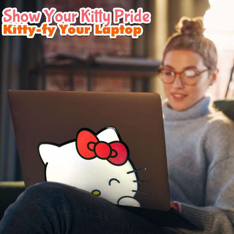 Pegatina Hello Kitty 23 cm lenticular con licencia oficial