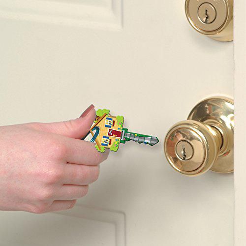 Key Blank Lucky Line SC1 House Key diseño de vino tinto
