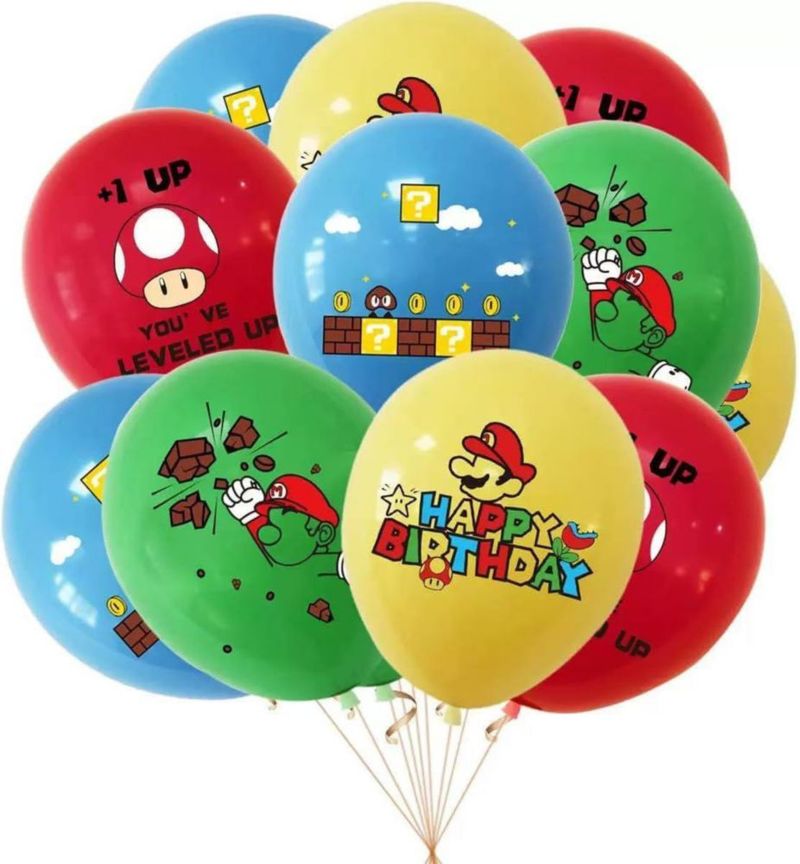 Pack de Decoración para Fiesta PEACHPUNK Tema Mario