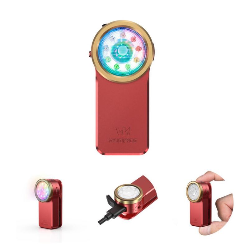 Linterna Wurkkos HD03 680 lúmenes RGB recargable
