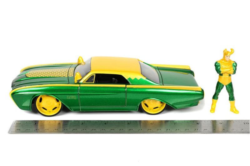 Coche fundido a presión Jada Toys Marvel 1963 Ford Thunderbird 1:24