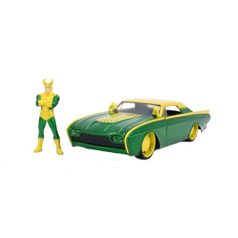Coche fundido a presión Jada Toys Marvel 1963 Ford Thunderbird 1:24