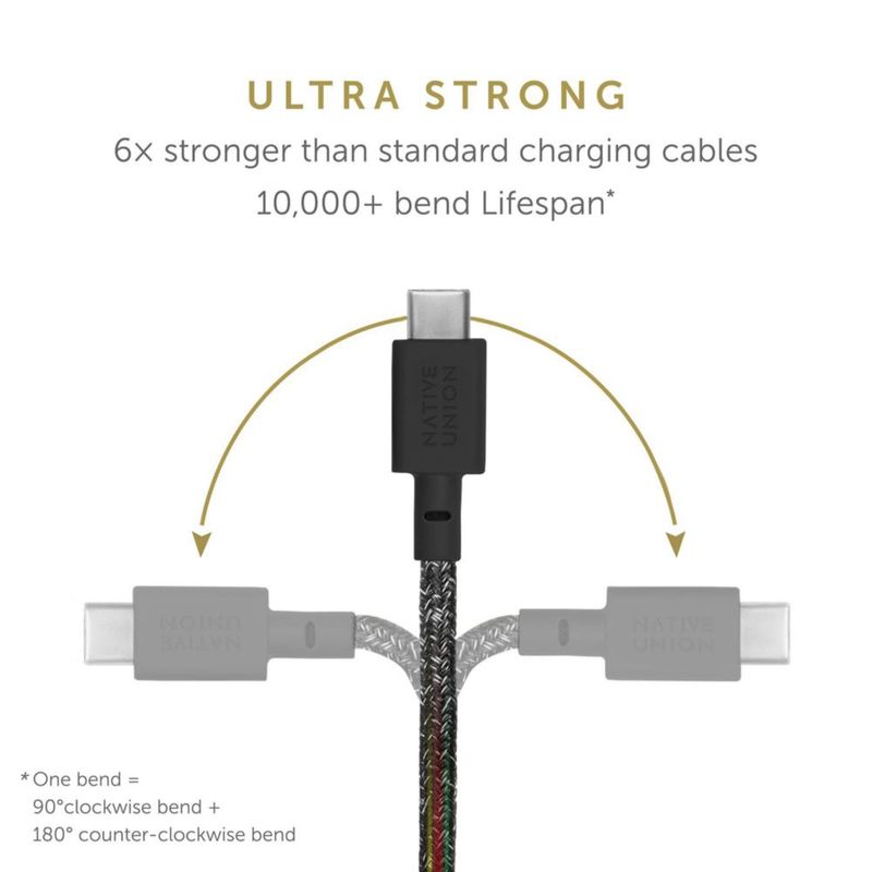 Cable de carga USB‑C Native Union 12 m Ultra‑Strong Cosmos