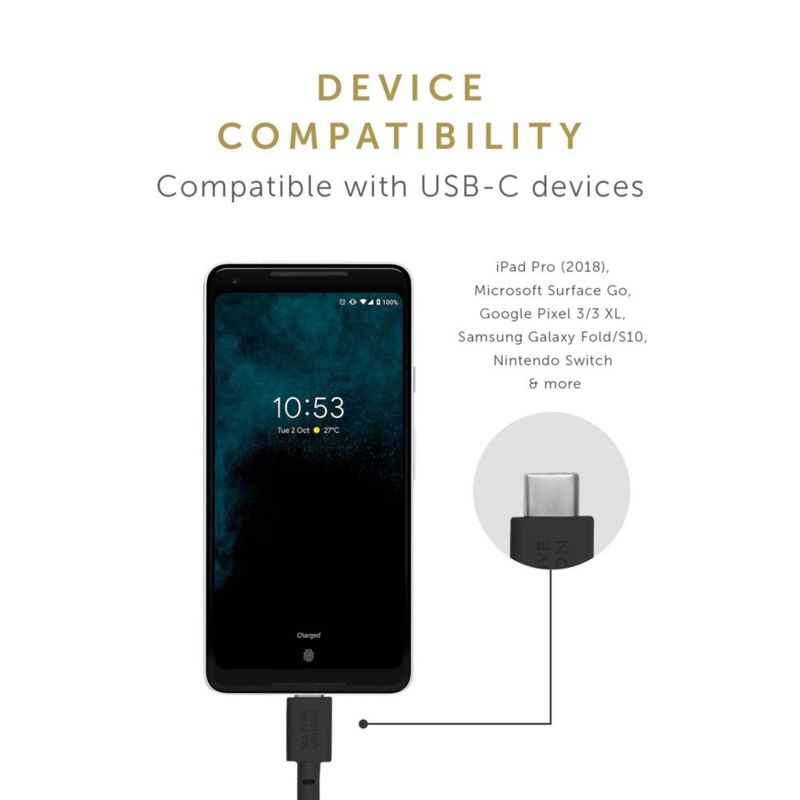 Cable de carga USB‑C Native Union 12 m Ultra‑Strong Cosmos