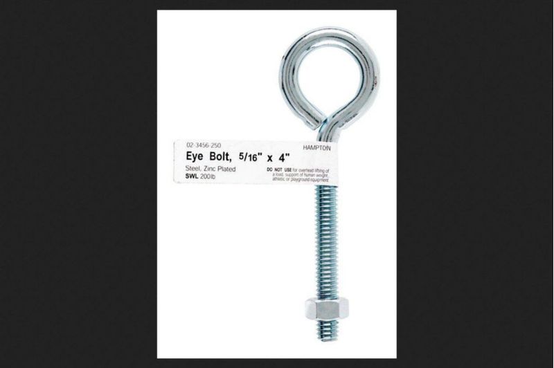 Eyebolt Hampton de acero galvanizado de 5/16 pulgadas x 10 cm