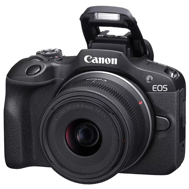 Kit de cámara mirrorless Canon EOS R100 241 MP con video 4K