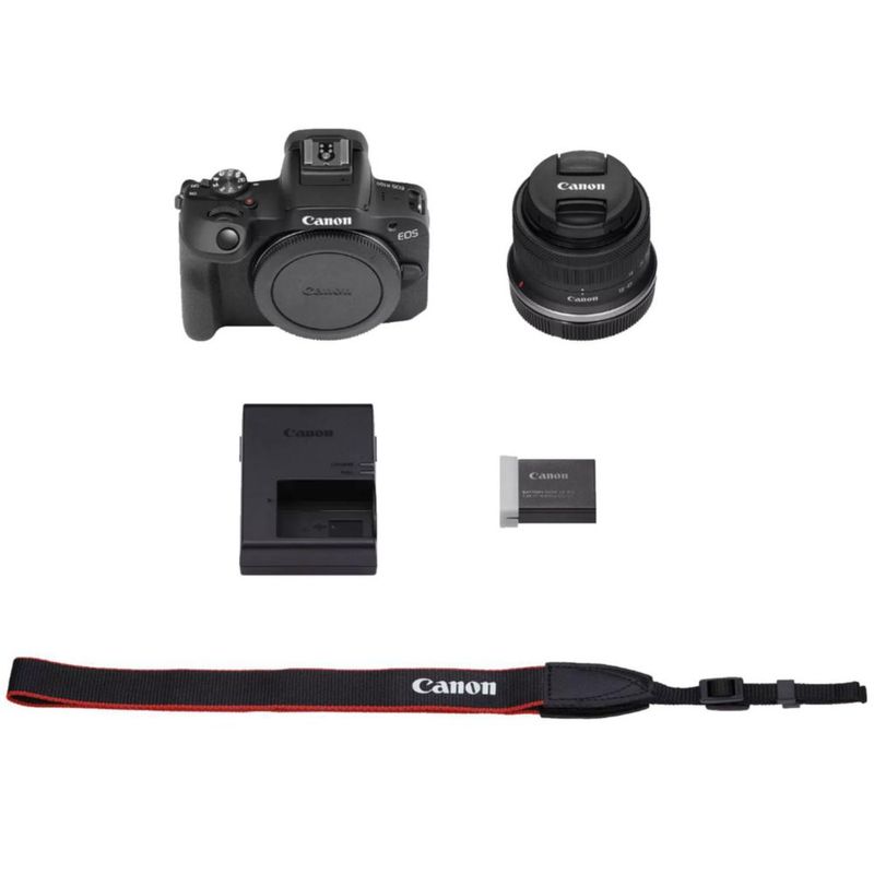 Kit de cámara mirrorless Canon EOS R100 241 MP con video 4K