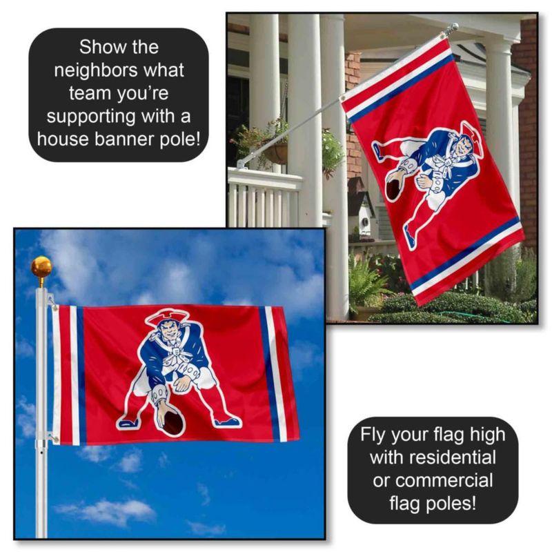 Bandera WinCraft 91 cm New England Patriots Pat Patriot Vintage