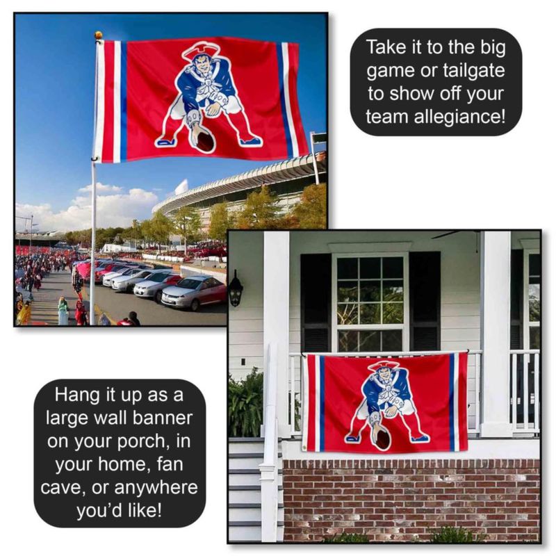 Bandera WinCraft 91 cm New England Patriots Pat Patriot Vintage