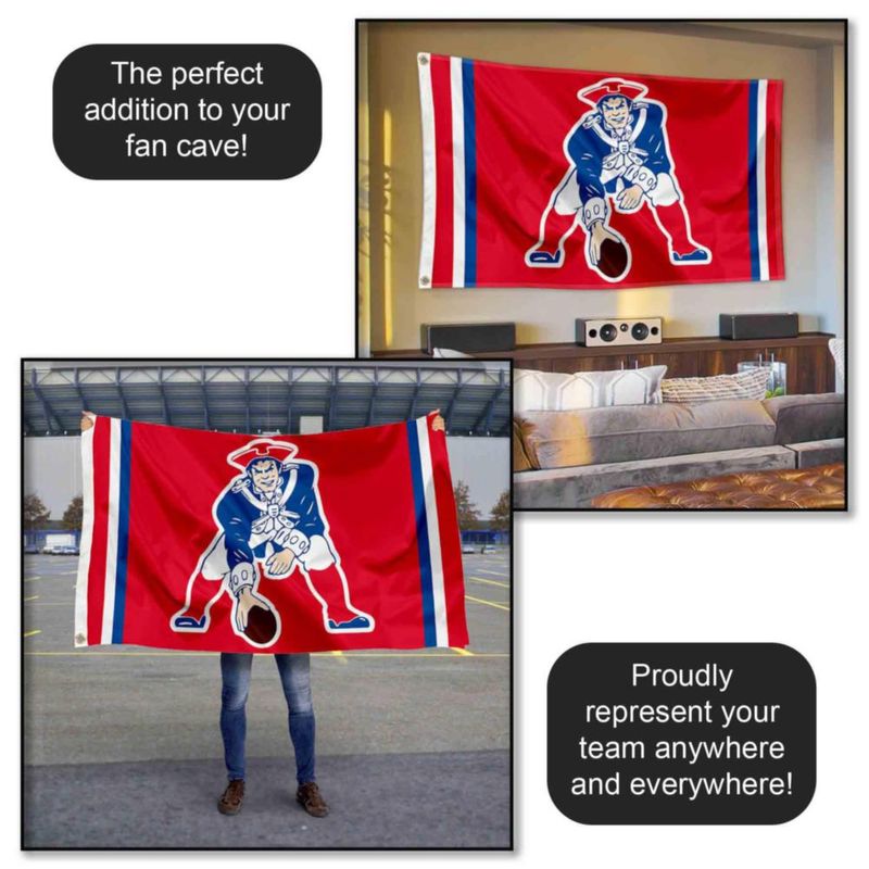 Bandera WinCraft 91 cm New England Patriots Pat Patriot Vintage