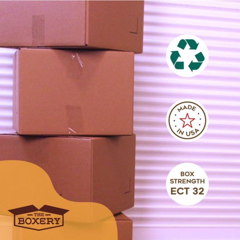 Caja de envío The Boxery 30 × 30 × 10 cm paquete de 25 unidades