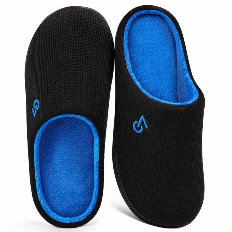 Pantufla VeraCosy US 13-14 Azul Bicolor Cozy