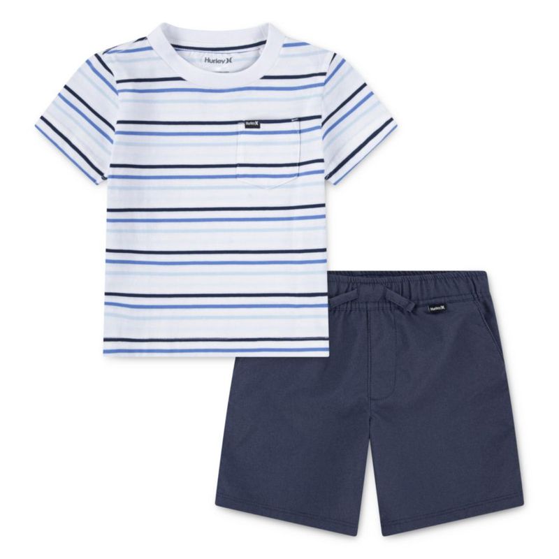 Conjunto de 2 piezas Hurley Cloud Slub de secado rápido