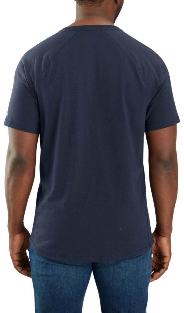 Camiseta Carhartt Force Corte Relajado Talla S Azul Marino