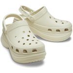 Zuecos Crocs Mujer Classic Bae Color Hueso Talla 7 Mediano