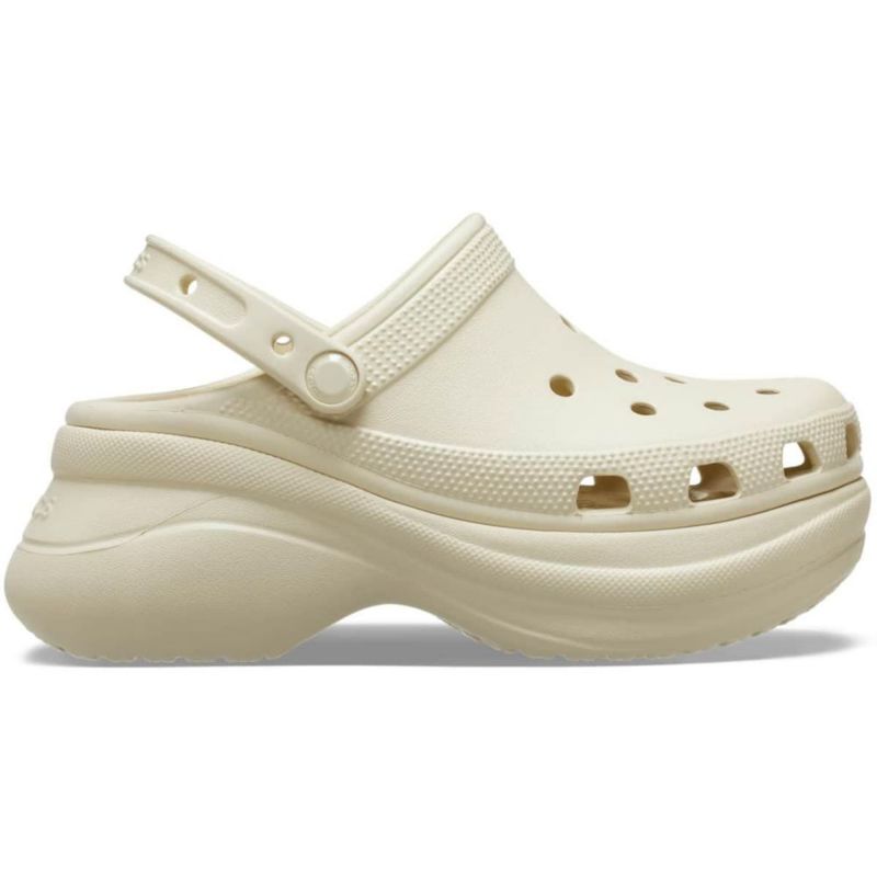 Zuecos Crocs Mujer Classic Bae Color Hueso Talla 7 Mediano