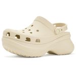 Zuecos Crocs Mujer Classic Bae Color Hueso Talla 7 Mediano