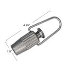 Tensor de tendedero Household Essentials aluminio plateado