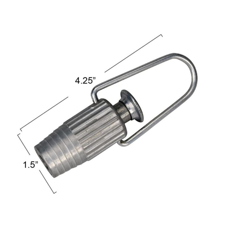 Tensor de tendedero Household Essentials aluminio plateado