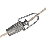 Tensor de tendedero Household Essentials aluminio plateado
