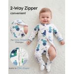 Conjunto de 3 pijamas para bebé Yoofoss de algodón orgánico 0‑3 meses