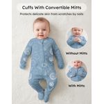 Conjunto de 3 pijamas para bebé Yoofoss de algodón orgánico 0‑3 meses