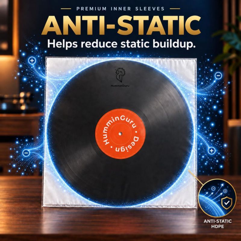Fundas internas para vinilos HumminGuru 30 cm Pack de 50