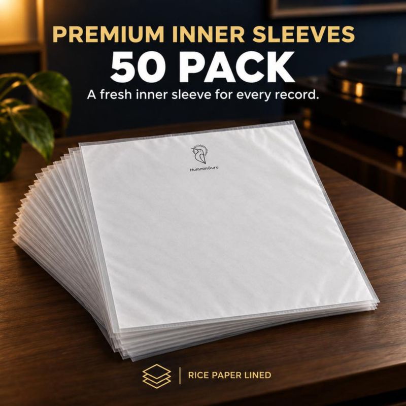 Fundas internas para vinilos HumminGuru 30 cm Pack de 50