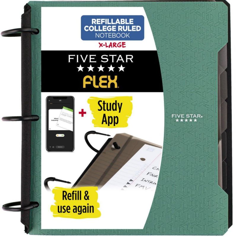 Cuaderno Five Star 38 cm TechLock 300 hojas