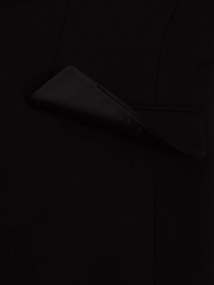 Blazer de mujer Calvin Klein 6P negro de dos botones