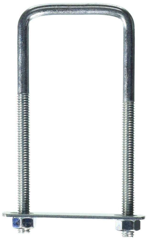 Bolt National Hardware N222-364 cuadrado de zinc en forma de U 8 x 5 x 13 cm