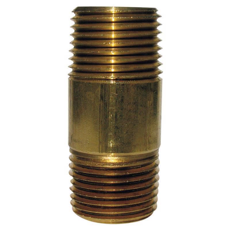 Conector para manguera HOMEPLUS+ MPT de 1/4 pulgadas boquilla de latón 15 cm