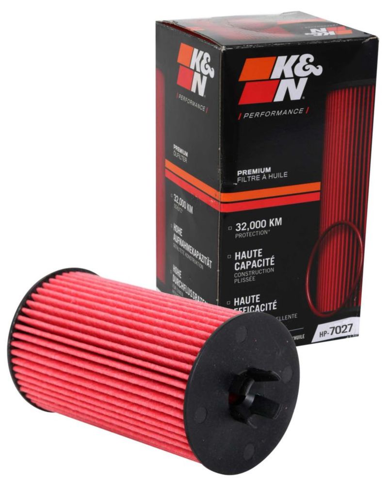 Filtro de Aceite K&N HP-7027 Alta Eficiencia 32.000 km