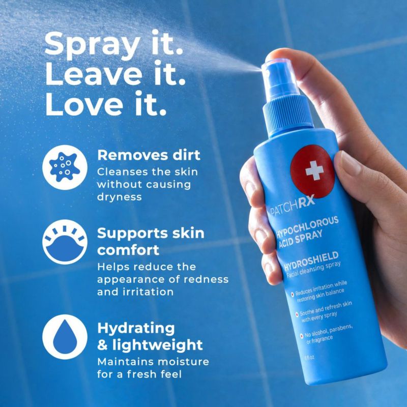 Spray facial PatchRx 240 ml paquete de 2 para piel sensible