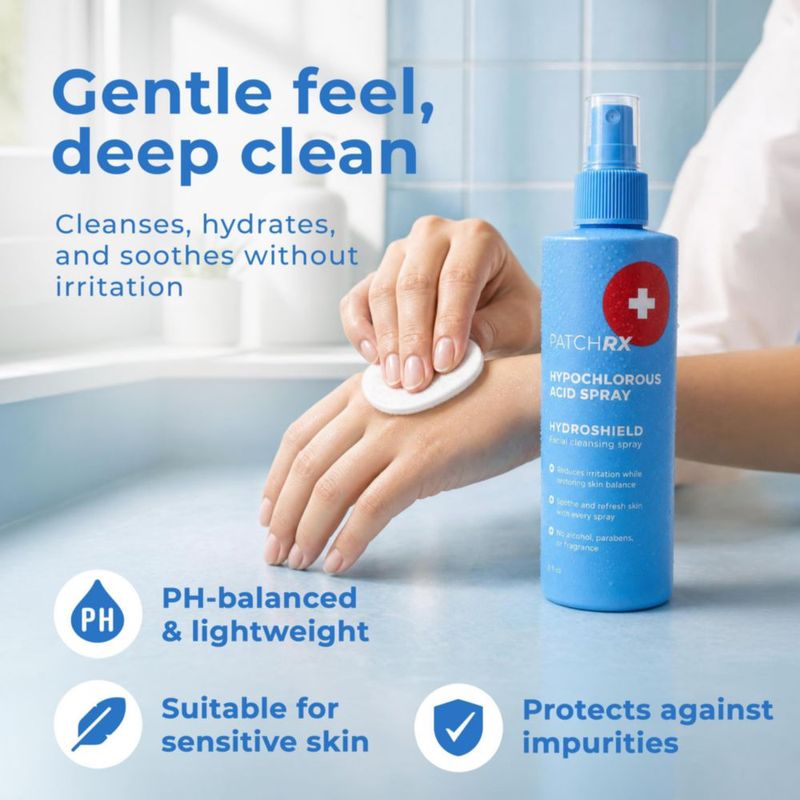 Spray facial PatchRx 240 ml paquete de 2 para piel sensible
