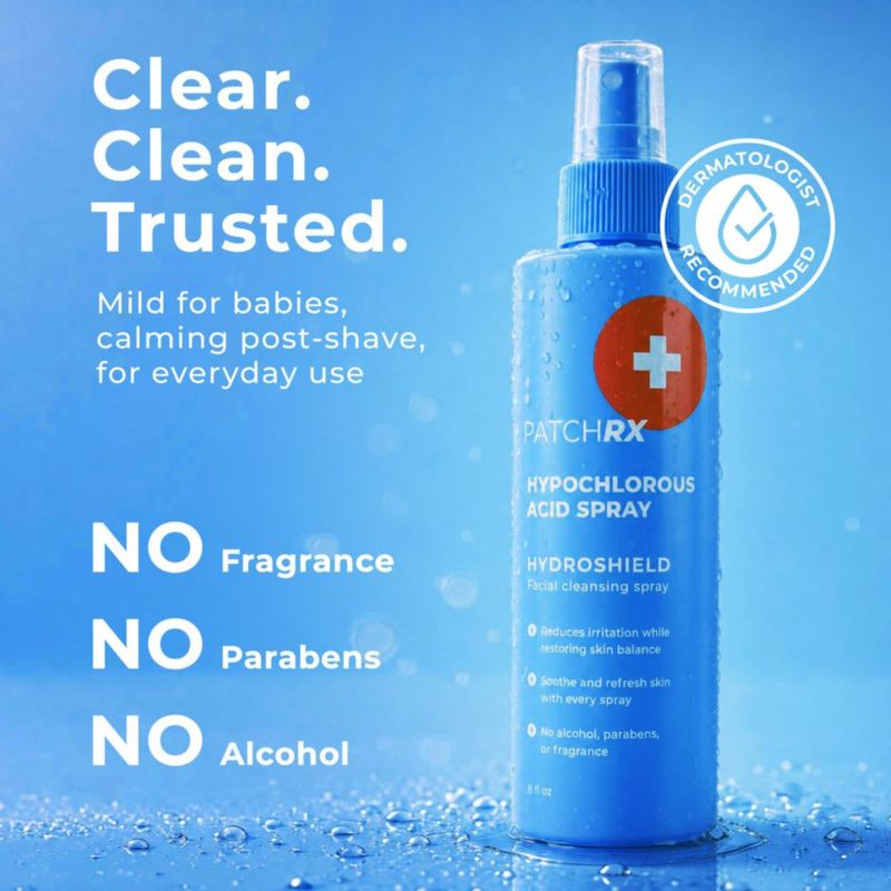 Spray facial PatchRx 240 ml paquete de 2 para piel sensible
