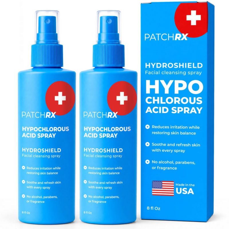 Spray facial PatchRx 240 ml paquete de 2 para piel sensible