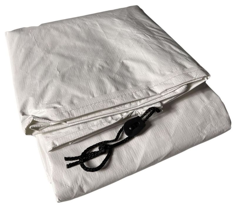 Lona para tarimas superficie seca resistente color blanco 122 x 152 x 122 cm