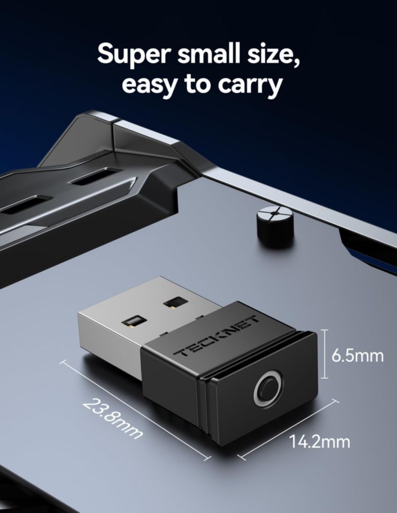 Mouse Jiggler TECKNET USB 3 Modos Plug & Play