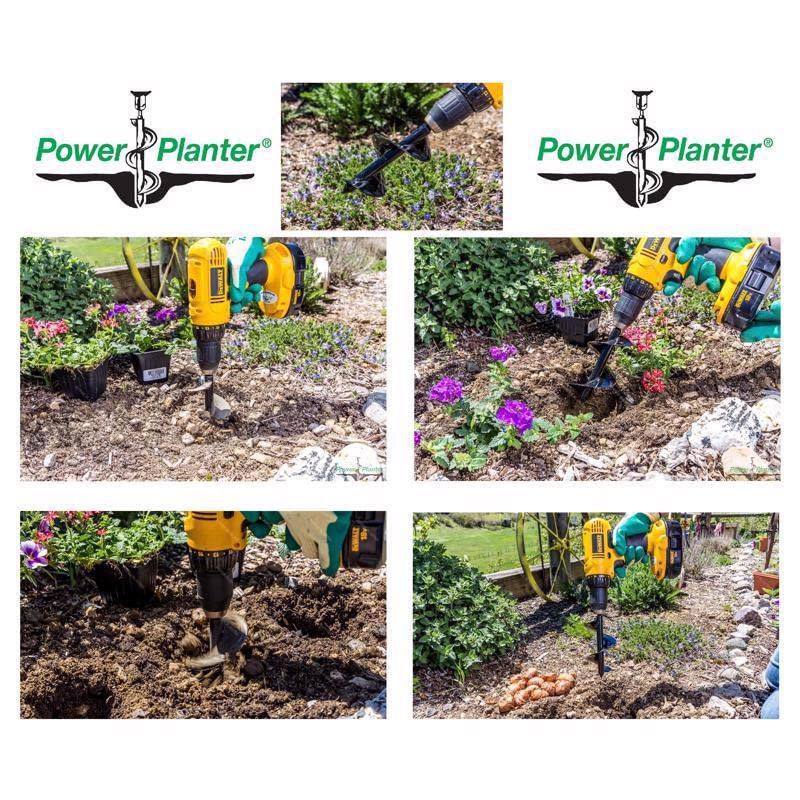 Broca Power Planter de acero para bombillas 30 cm barrena