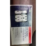 Outlet Leviton 20 A 125 V blanco dúplex paquete de 10