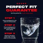 Protector bucal SAFEJAWZ Clear Fangz adulto de doble capa