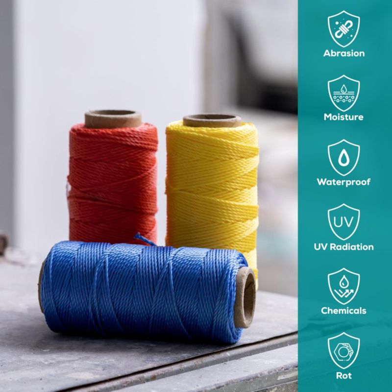 Hilo GOLDEN COCK 262 pies (80 m) Set de 3 colores – Cuerda resistente