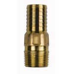 Adaptador de manguera Campbell RMAB 4 macho de 1 pulgada latón rojo