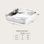 Molde cuadrado para hornear All-Clad de 20 cm acero inoxidable de triple capa
